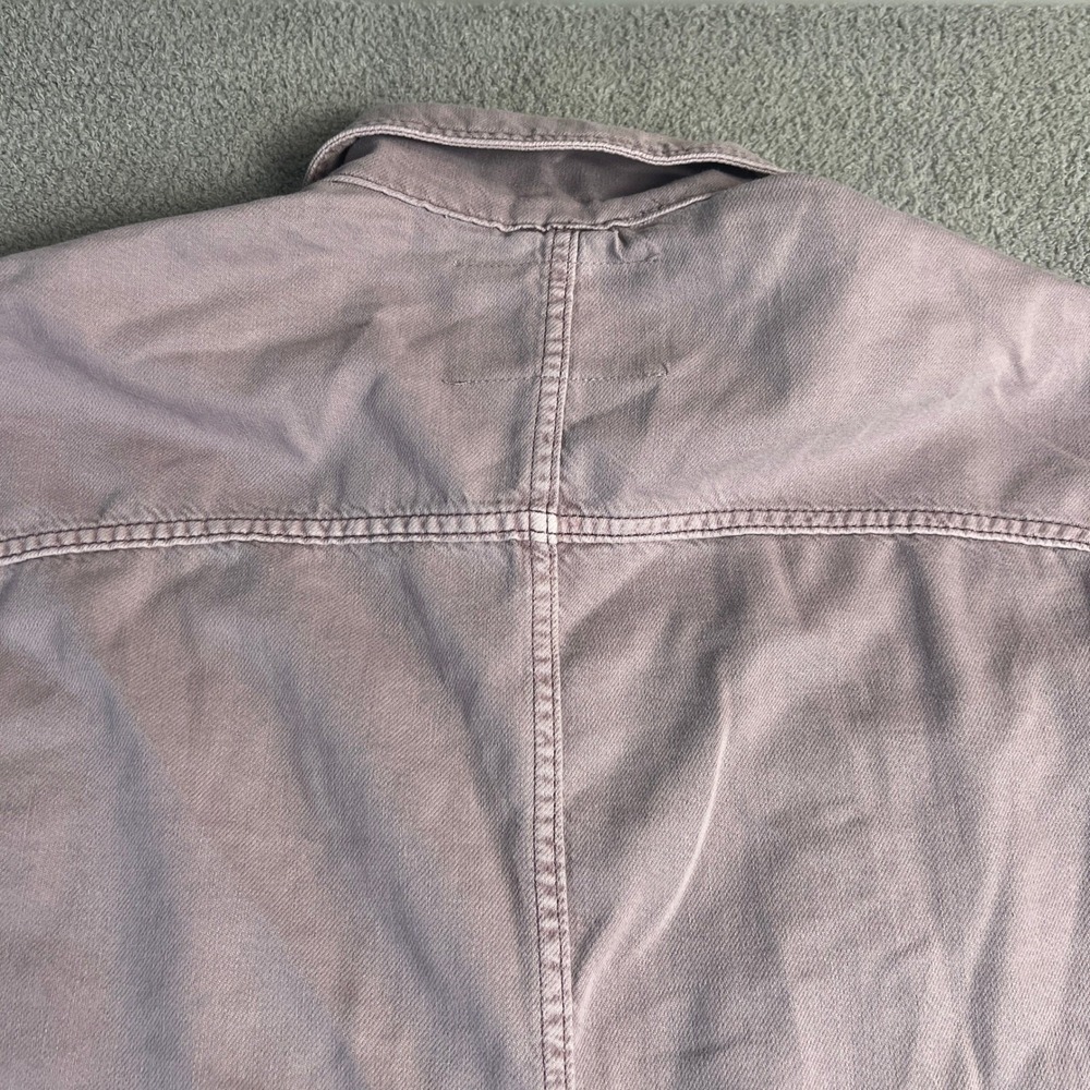 Antropologie PILCRO Utility Dress Women's‎ Large Button Front Pink - Picture 14 of 15